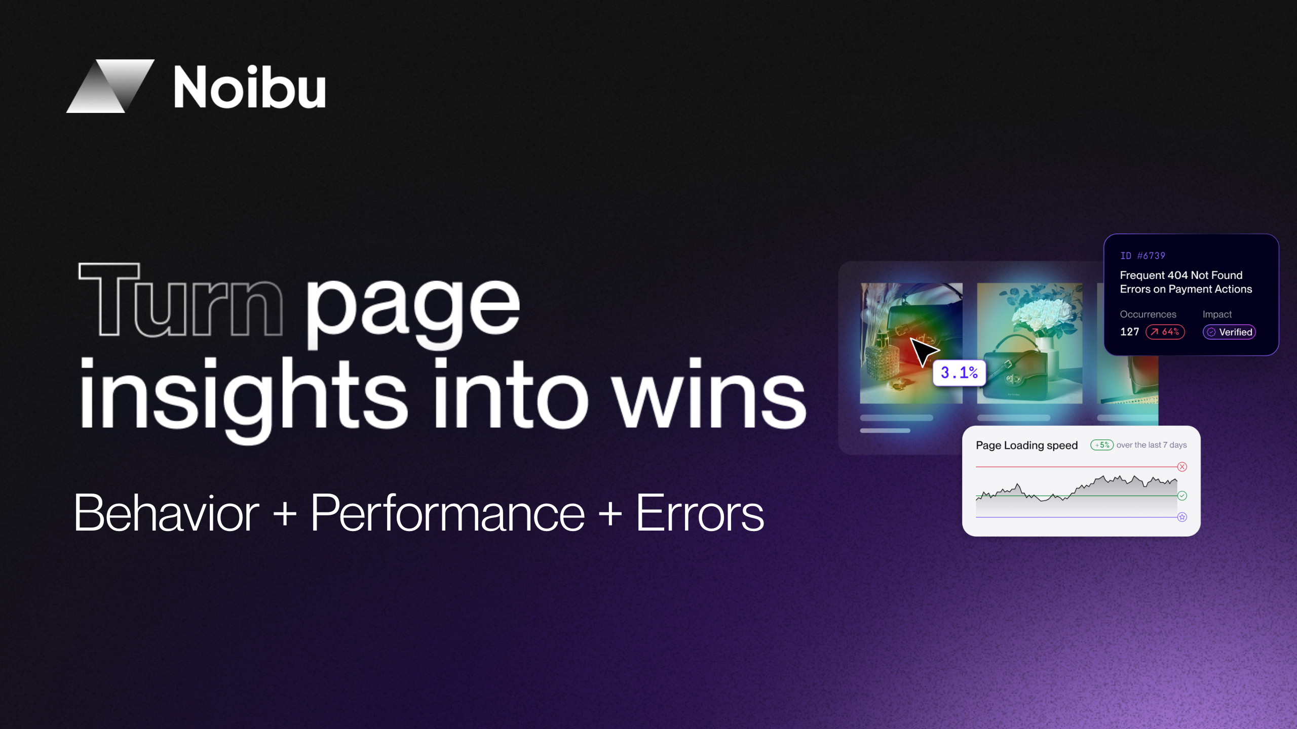 Page Analysis | Noibu ecommerce analytics & monitoring